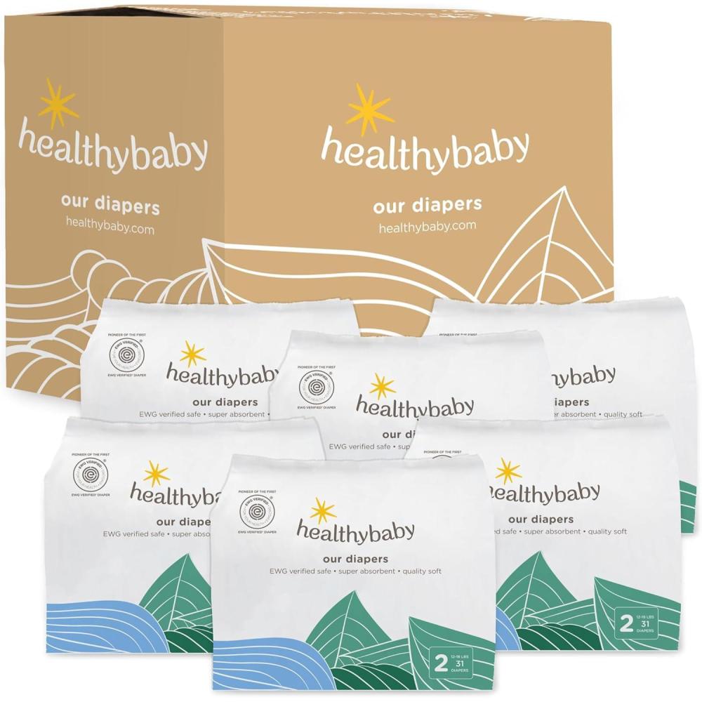 image:imageOur Diapers  The First EWG Verified amp MicrobiomeFriendly Diaper  12Hour Leak Protection  Made with Organic Cotton amp PlantDerived Materials  Totally Chlorine Free  Size 4 2232 lbs 150 CountSize 2