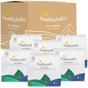 Our Diapers | The First EWG Verified & Microbiome-Friendly Diaper | 12-Hour Leak Protection | Made with Organic Cotton & Plant-Derived Materials | Totally Chlorine Free | Size 4 (22-32 lbs) 150 Count(Size 5)