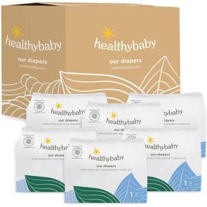 Our Diapers | The First EWG Verified & Microbiome-Friendly Diaper | 12-Hour Leak Protection | Made with Organic Cotton & Plant-Derived Materials | Totally Chlorine Free | Size 4 (22-32 lbs) 150 Count(Size 1)