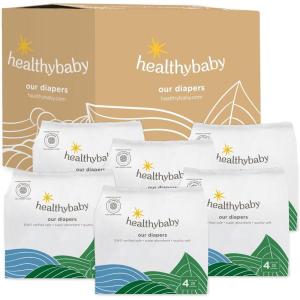 Our Diapers | The First EWG Verified & Microbiome-Friendly Diaper | 12-Hour Leak Protection | Made with Organic Cotton & Plant-Derived Materials | Totally Chlorine Free | Size 4 (22-32 lbs) 150 Count(Size 4)