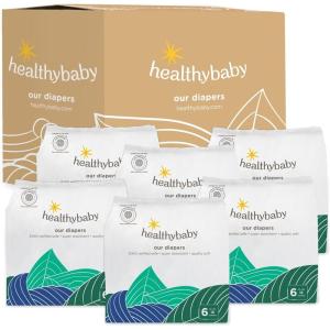 Our Diapers | The First EWG Verified & Microbiome-Friendly Diaper | 12-Hour Leak Protection | Made with Organic Cotton & Plant-Derived Materials | Totally Chlorine Free | Size 4 (22-32 lbs) 150 Count(Size 6)